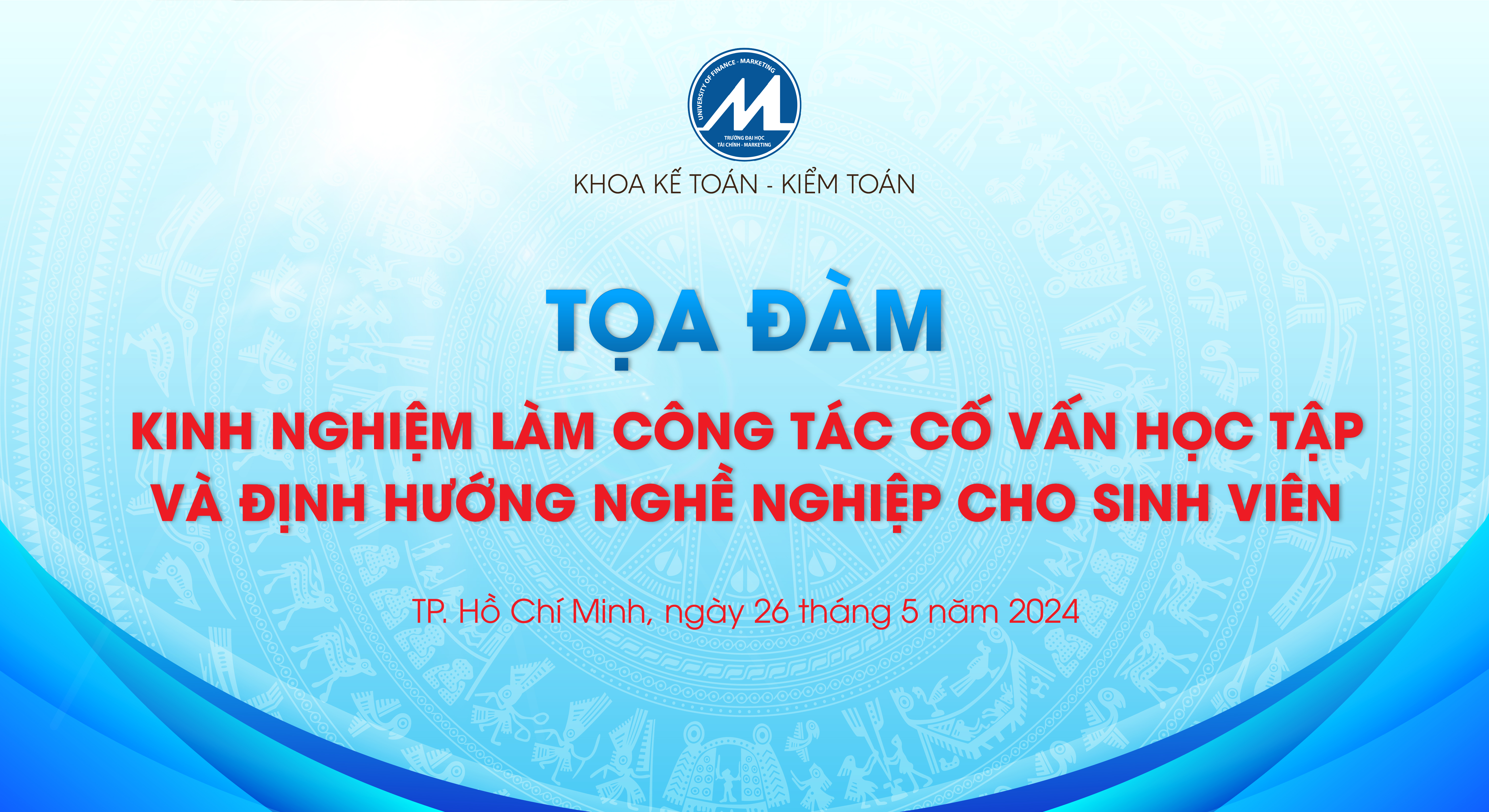 Tọa đàm “Kinh nghiệm làm công tác cố vấn học tập và định hướng nghề nghiệp cho sinh viên”